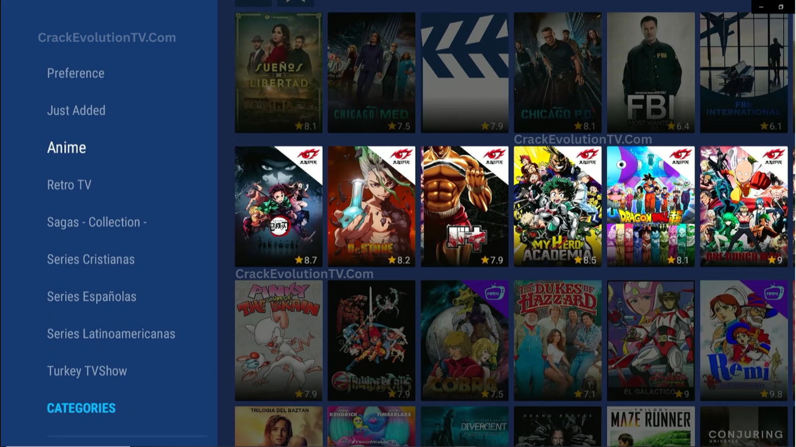 Pricing 6 Crack Evolution app for Android, Fire Stick, and Fire TV – Stream premium live TV, sports, movies, and shows from USA and Latin America at 90% savings