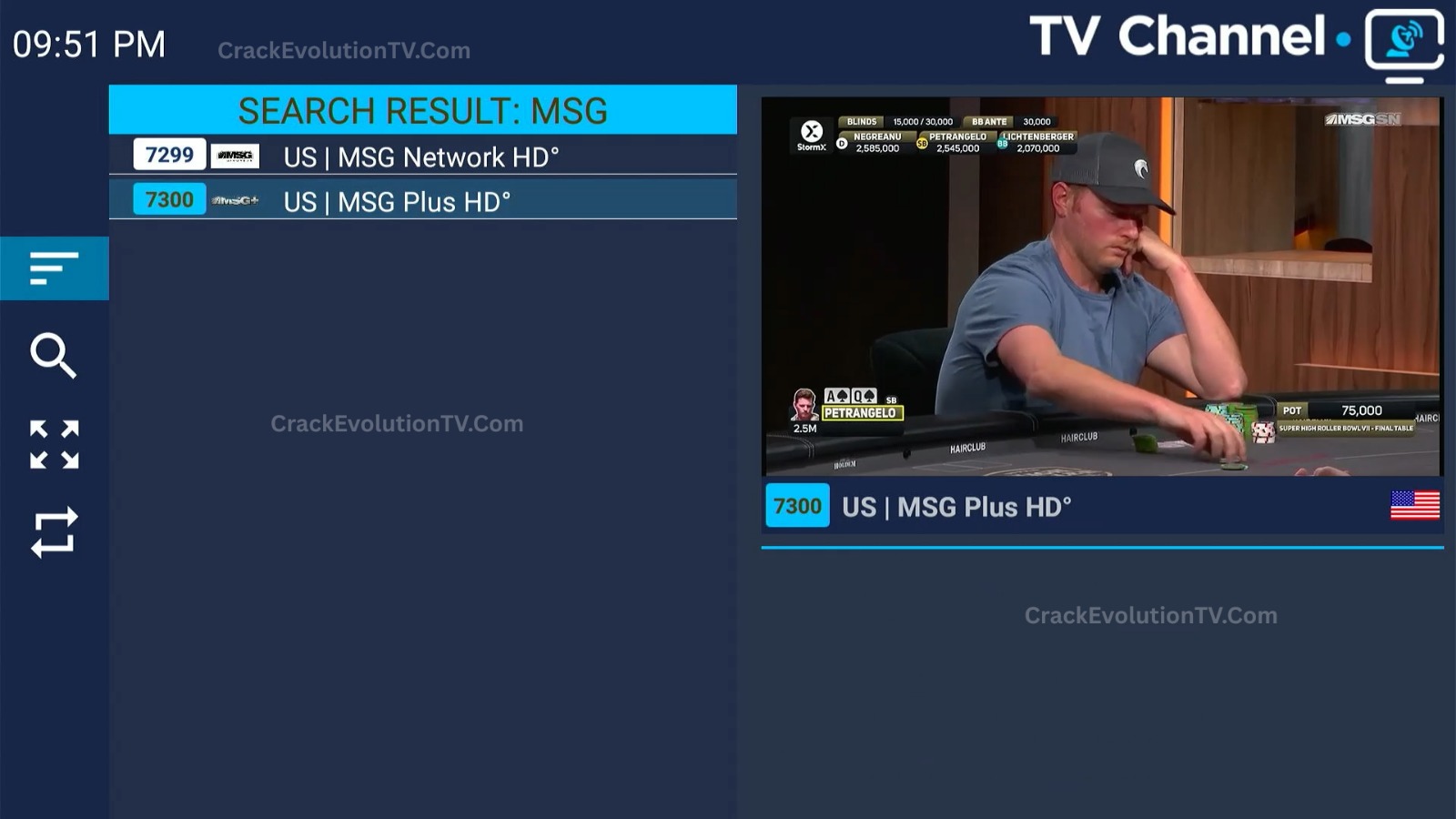 Pricing 5 Crack Evolution app for Android, Fire Stick, and Fire TV – Stream premium live TV, sports, movies, and shows from USA and Latin America at 90% savings