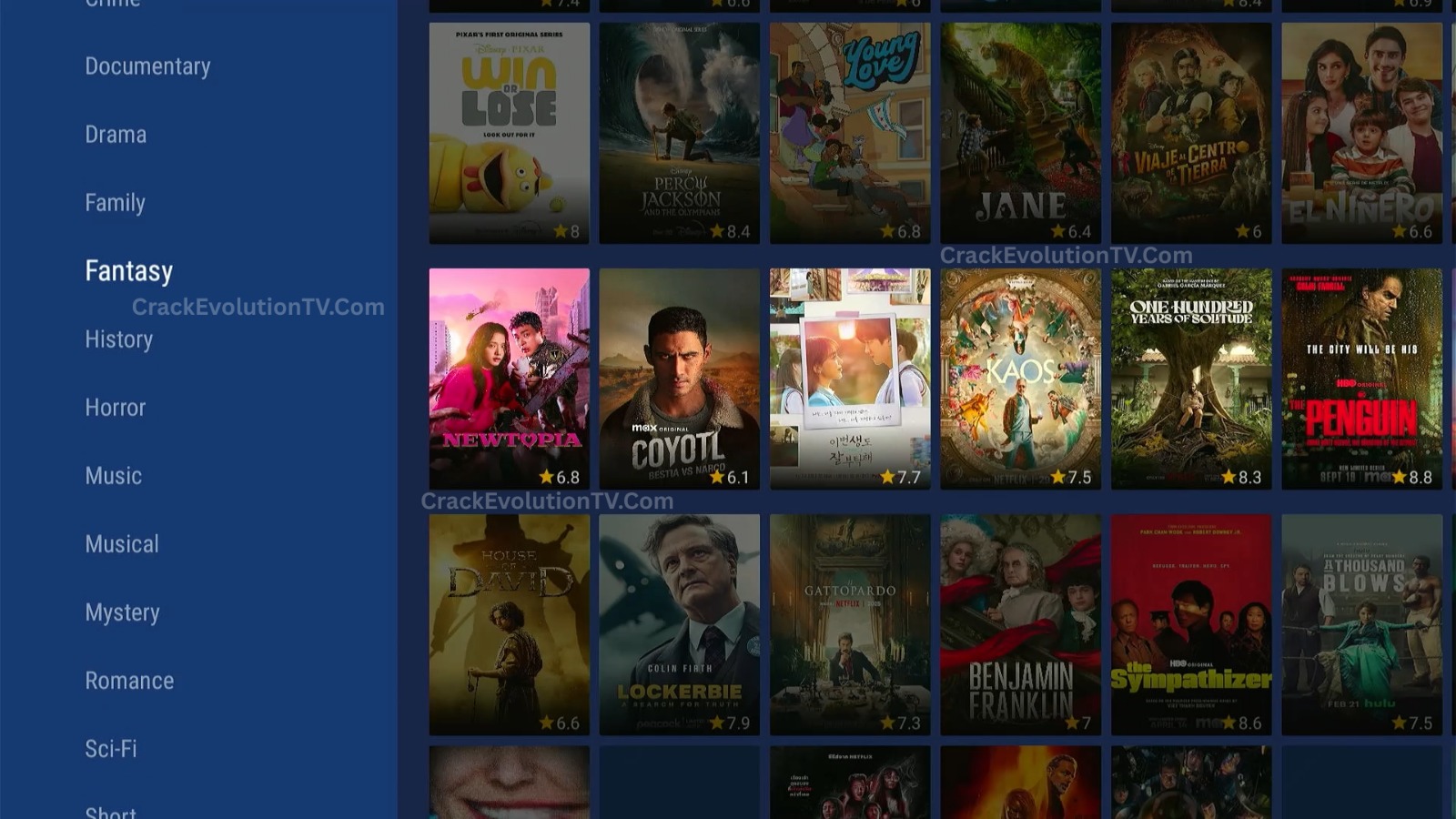 Pricing 1 Crack Evolution app for Android, Fire Stick, and Fire TV – Stream premium live TV, sports, movies, and shows from USA and Latin America at 90% savings
